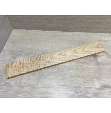 Клён Белый Явор, Волнистый заготовка накладки для электрогитары Тангент ААА Волна ААА 12х78х535 мм-1