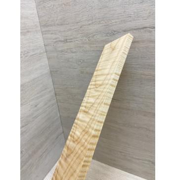 Клён Белый Явор, Волнистый заготовка накладки для электрогитары Тангент ААА Волна ААА 12х78х535 мм-11