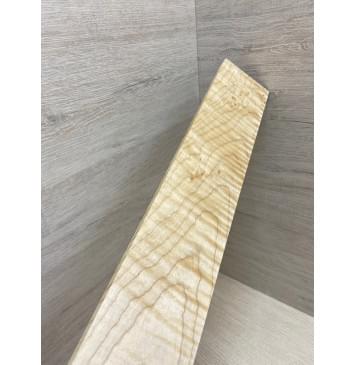 Клён Белый Явор, Волнистый заготовка накладки для электрогитары Тангент ААА Волна ААА 12х78х535 мм-7