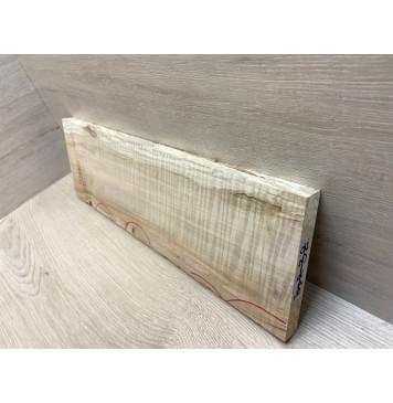 Клён Американский заготовка на топ для Тревел гитары Смешанный АА Волна ААА 19.5х150х465 мм (1шт под распил)-5