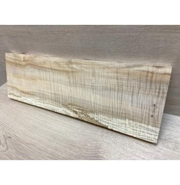 Клён Американский заготовка на топ для Тревел гитары Смешанный АА Волна ААА 19.5х150х465 мм (1шт под распил)-0