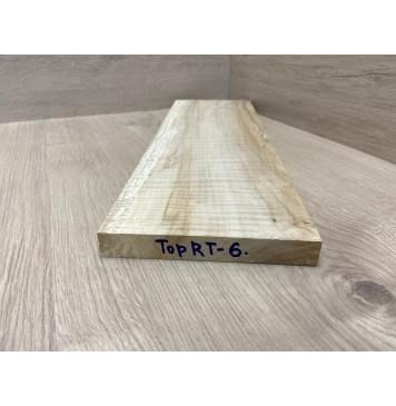 Клён Американский заготовка на топ для Тревел гитары Смешанный А Волна ААА 19.5х150х465 мм (1шт под распил)-10