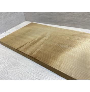 Клён Белый (Печеный 180) заготовка на топ Смешанный ААА 22х224х630 мм (1шт под распил)-1