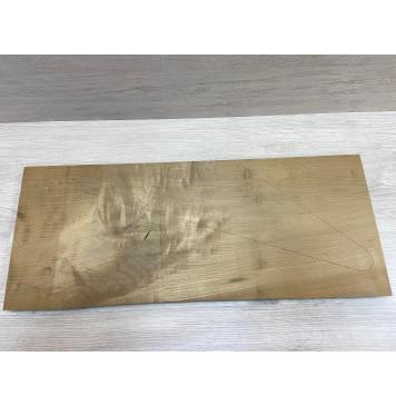 Клён Белый (Печеный 180) заготовка на топ Смешанный АА 24х254х635 мм (1шт под распил)-0