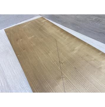 Клён Белый (Печеный 180) заготовка на топ Радиал АА 24х257-262х630 мм (1шт под распил)-4