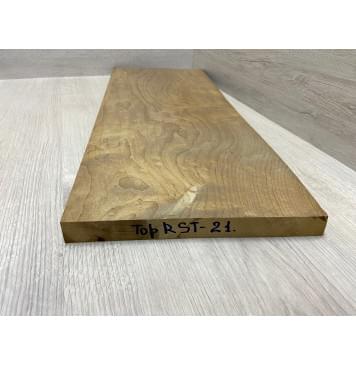 Клён Облачко Печеный 180 гр заготовка на топ Смешанный ААА Волна А 24х247х625 мм (1шт под распил)-9