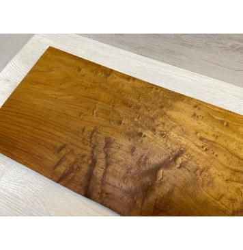 Клён Облачко Печеный 180 гр заготовка на топ Смешанный ААА Волна А 24х247х625 мм (1шт под распил)-5