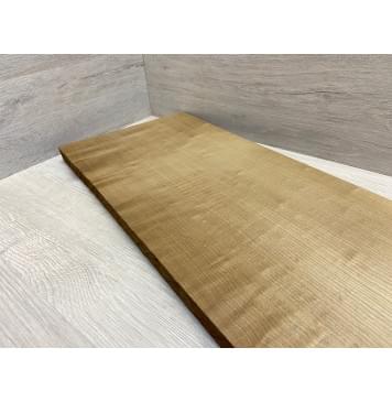 Клён Печеный Волнистый заготовка на топ Радиал АА Волна А 23х235х625 мм (1шт под распил)-1