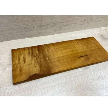 Клён Печеный Волнистый заготовка на топ Радиал АА Волна А 23х235х625 мм (1шт под распил)-11