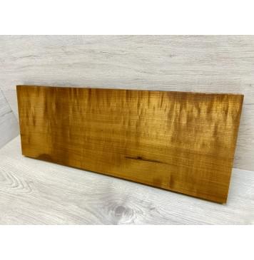 Клён Печеный Волнистый заготовка на топ Радиал АА Волна А 23х235х625 мм (1шт под распил)-2