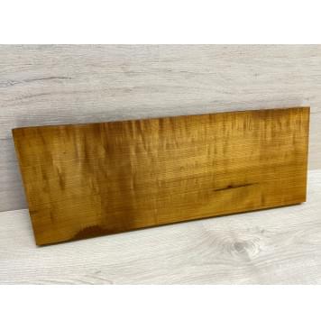 Клён Печеный Волнистый заготовка на топ Радиал АА Волна А 23х235х625 мм (1шт под распил)-3