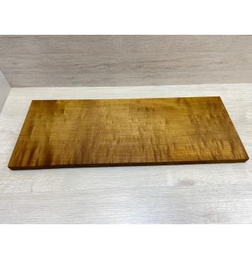 Клён Печеный Волнистый заготовка на топ Радиал АА Волна А 23х235х625 мм (1шт под распил)-4