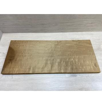 Клён Облачко Печеный 180 гр заготовка на топ Смешанный ААА Волна ААА 23х258х625 мм (1шт под распил)-6