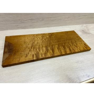 Клён Облачко Печеный 180 гр заготовка на топ Смешанный ААА Волна ААА 23х258х625 мм (1шт под распил)-0