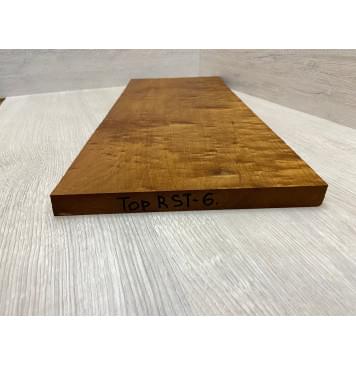 Клён Облачко Печеный заготовка на топ Смешанный АА Волна АА 23х255х625 мм (1шт под распил)-3