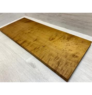 Клён Облачко Печеный заготовка на топ Смешанный АА Волна АА 23х255х625 мм (1шт под распил)-7