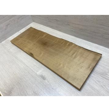 Клён Печеный Волнистый заготовка на топ Радиал АА Волна АА 23.5х225х630 мм (1шт под распил)-3