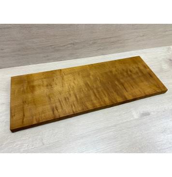 Клён Печеный Волнистый заготовка на топ Радиал АА Волна АА 23.5х225х630 мм (1шт под распил)-0