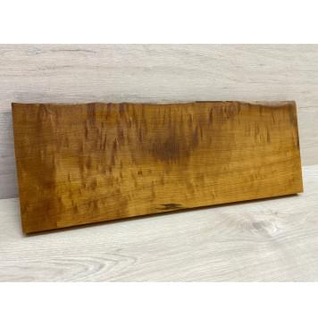 Клён Печеный Волнистый заготовка на топ Радиал АА Волна АА 23.5х225х630 мм (1шт под распил)-4