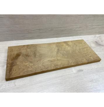 Клён Облачко Печеный 180 гр заготовка на топ Смешанный ААА Волна АА 24х245х630 мм (1шт под распил)-7