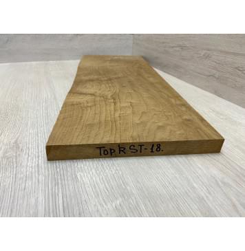 Клён Облачко Печеный 180 гр заготовка на топ Смешанный ААА Волна АА 24х245х630 мм (1шт под распил)-8