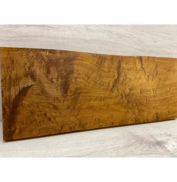 Клён Облачко Печеный 180 гр заготовка на топ Смешанный ААА Волна АА 24х245х630 мм (1шт под распил)-4