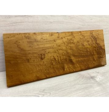 Клён Облачко Печеный 180 гр заготовка на топ Смешанный АА Волна АА 24х240х615 мм (1шт под распил)-0