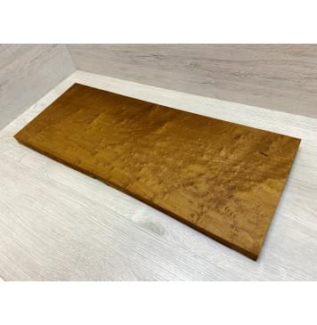 Клён Облачко Печеный 180 гр заготовка на топ Смешанный АА Волна АА 24х240х615 мм (1шт под распил)-2