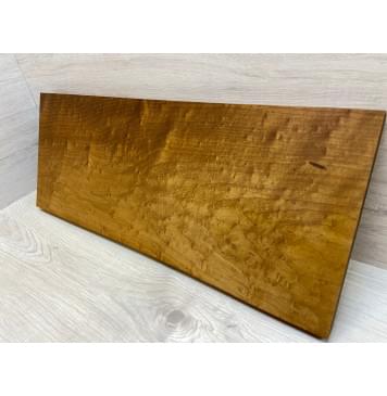 Клён Облачко Печеный 180 гр заготовка на топ Смешанный АА Волна АА 24х240х615 мм (1шт под распил)-3