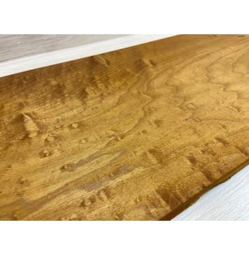 Клён Облачко Печеный 180 гр заготовка на топ Смешанный АА Волна АА 24х240х615 мм (1шт под распил)-5