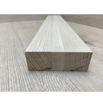 Клен Белый заготовка грифа безголовой гитары Радиал АА 37х(40-19-40)х630 мм - из 3х частей-4