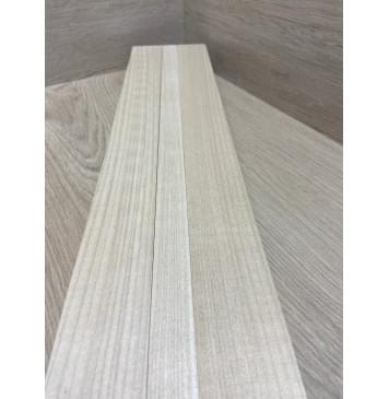 Клен Белый заготовка грифа безголовой гитары Радиал АА 37х(40-19-40)х630 мм - из 3х частей-5