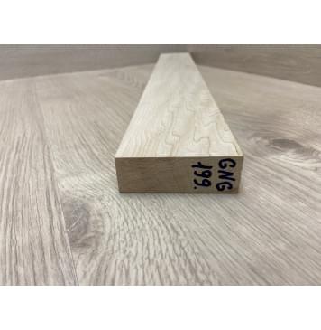 Клён Белый заготовка грифа для Безголовой гитары Смешанный ААА 25х74х580 мм-2