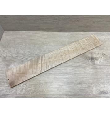 Клён Белый Явор, Волнистый заготовка накладки для электрогитары Смешанный АА Волна АА 10х84х530 мм-9