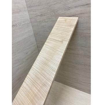 Клён Белый Явор, Волнистый заготовка накладки для электрогитары Смешанный АА Волна АА 10х84х530 мм-5