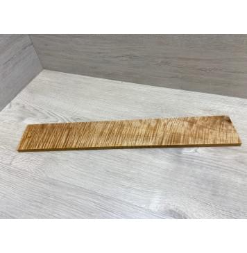 Клён Белый Явор, Волнистый заготовка накладки для электрогитары Смешанный АА Волна АА 10х84х530 мм-7