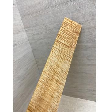 Клён Белый Явор, Волнистый заготовка накладки для электрогитары Смешанный АА Волна АА 10х84х530 мм-6