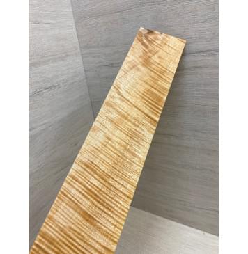 Клён Белый Явор, Волнистый заготовка накладки для электрогитары Смешанный АА Волна АА 10х84х530 мм-1