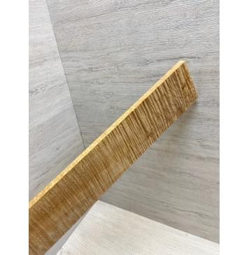 Клён Белый Явор, Волнистый заготовка накладки для электрогитары Смешанный АА Волна АА 10х84х530 мм-10