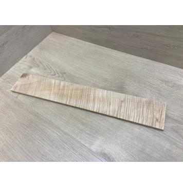 Клён Белый Явор, Волнистый заготовка накладки для электрогитары Смешанный АА Волна АА 10х84х530 мм-5