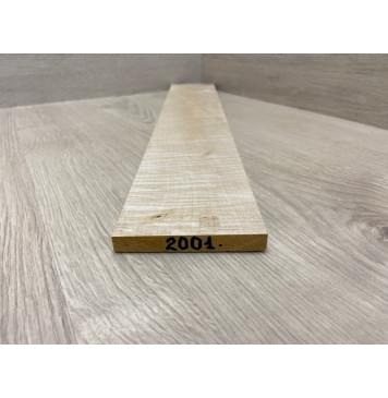 Клён Белый Явор, Волнистый заготовка накладки для электрогитары Смешанный АА Волна АА 10х84х530 мм-7