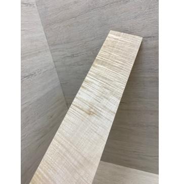 Клён Белый Явор, Волнистый заготовка накладки для электрогитары Смешанный АА Волна АА 10х84х530 мм-3