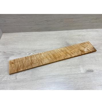 Клён Белый Явор, Волнистый заготовка накладки для электрогитары Смешанный АА Волна АА 10х84х530 мм-10