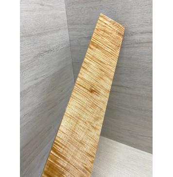 Клён Белый Явор, Волнистый заготовка накладки для электрогитары Смешанный АА Волна АА 10х84х530 мм-9
