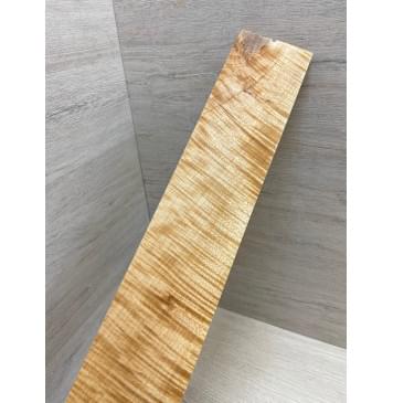 Клён Белый Явор, Волнистый заготовка накладки для электрогитары Смешанный АА Волна АА 10х84х530 мм-1