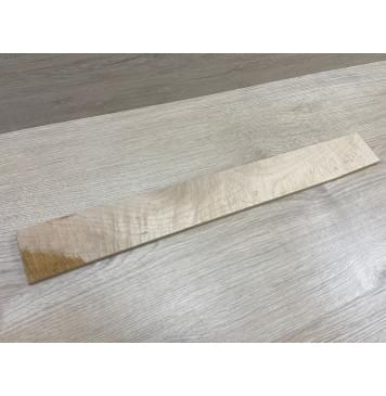 Клён Белый Явор, Волнистый заготовка накладки для электрогитары Смешанный ААА Волна АА 9х63х530 мм-7