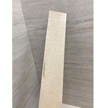 Клён Белый Явор, Волнистый заготовка накладки для электрогитары Смешанный ААА Волна АА 9х63х530 мм-11