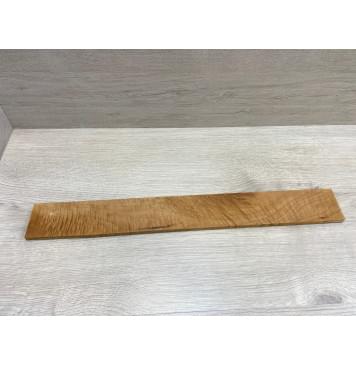 Клён Белый Явор, Волнистый заготовка накладки для электрогитары Смешанный ААА Волна АА 9х63х530 мм-3