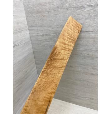 Клён Белый Явор, Волнистый заготовка накладки для электрогитары Смешанный ААА Волна АА 9х63х530 мм-6