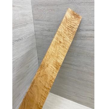 Клён Белый Явор, Волнистый заготовка накладки для электрогитары Смешанный ААА Волна АА 9х63х530 мм-5